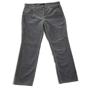 Talbots Gray Corduroy Flawless Five-Pocket Straight Leg Pants‎ 16 Curvy
